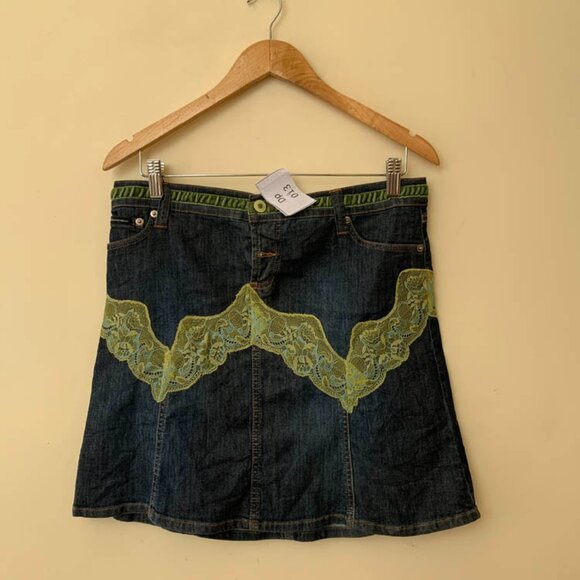 D&G Denim Short Skirt - Picture 1 of 4